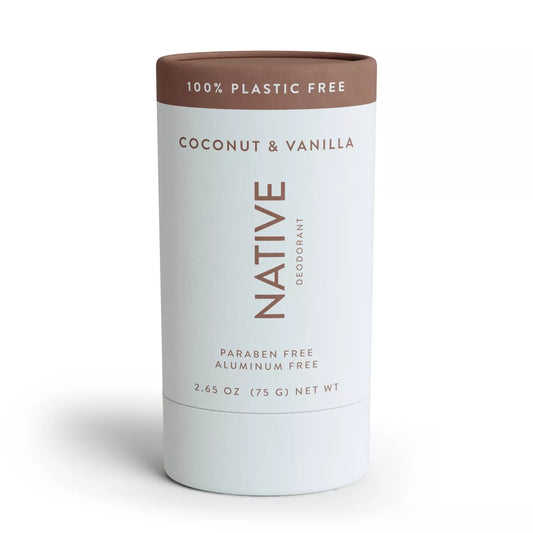 Native Deodorant – Aluminum-Free, Long-Lasting Protection, Coconut & Vanilla Scent, 2.65 oz